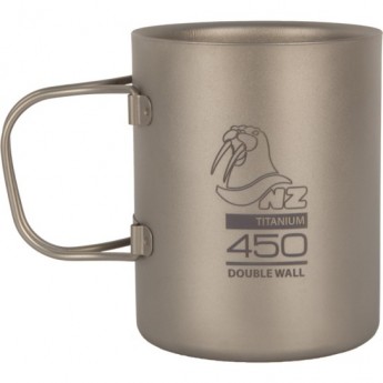 Титановая термокружка KOVEA NZ Ti Double Wall Mug 450 ml Титановая термокружка KOVEA NZ Ti Double Wall Mug 450 ml
